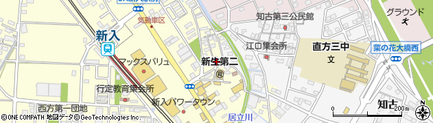 福岡県直方市下新入568周辺の地図