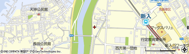 福岡県直方市下新入1169周辺の地図
