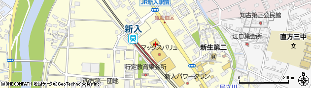 福岡県直方市下新入508-8周辺の地図