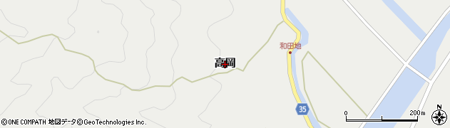 三重県紀宝町（南牟婁郡）高岡周辺の地図