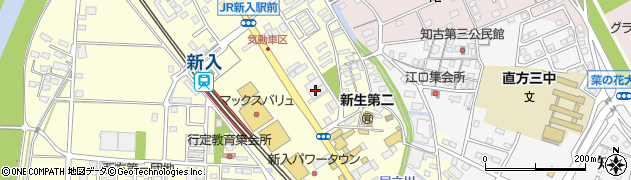 福岡県直方市下新入596周辺の地図