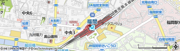 ファミリーマートＪＲ福間駅店周辺の地図