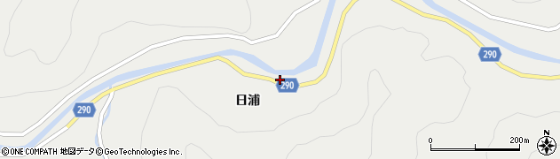 徳島県海部郡美波町赤松日浦223周辺の地図
