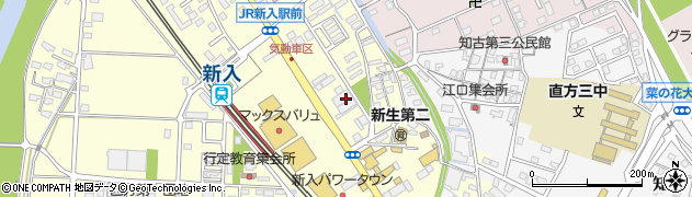 福岡県直方市下新入597周辺の地図