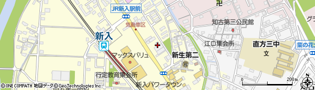 福岡県直方市下新入598周辺の地図