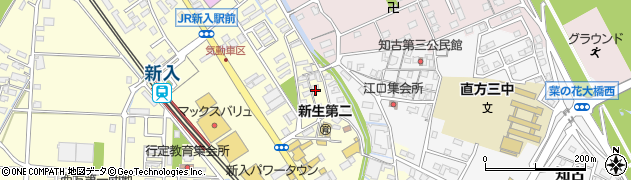 福岡県直方市下新入570周辺の地図