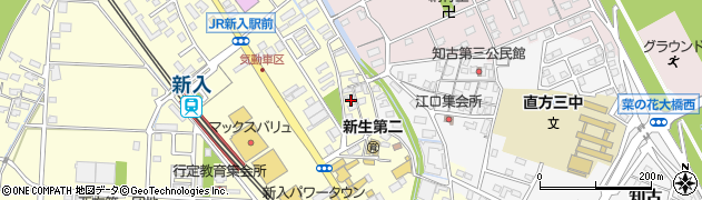 福岡県直方市下新入576周辺の地図