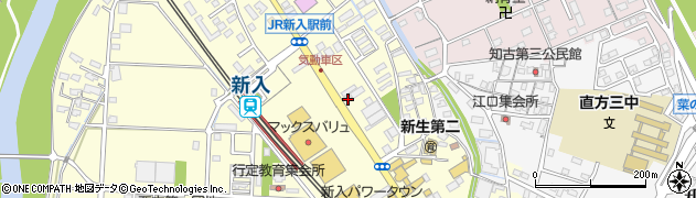 福岡県直方市下新入599周辺の地図