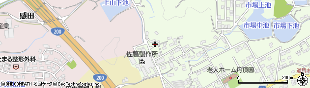 福岡県直方市上頓野2247周辺の地図