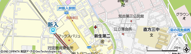 福岡県直方市下新入577周辺の地図