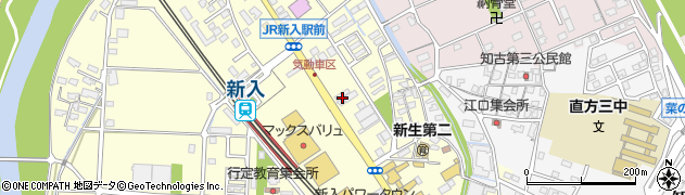福岡県直方市下新入600周辺の地図
