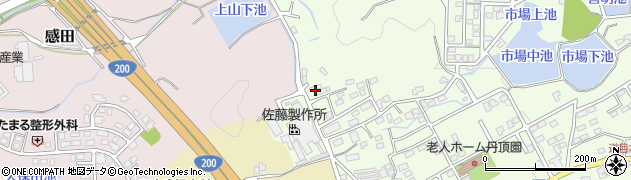 福岡県直方市上頓野2247-15周辺の地図