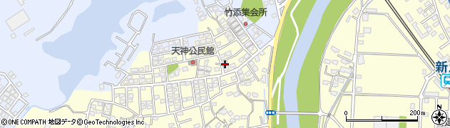 福岡県直方市下新入1256周辺の地図