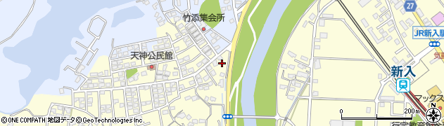 福岡県直方市下新入1260周辺の地図
