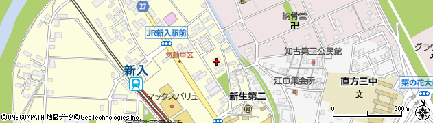 福岡県直方市下新入583周辺の地図