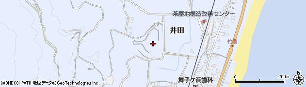 三重県紀宝町（南牟婁郡）井田周辺の地図