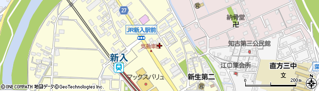 福岡県直方市下新入602周辺の地図