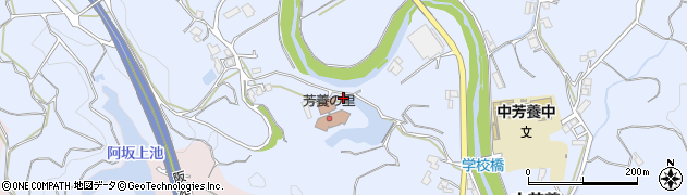 和歌山県田辺市中芳養1591周辺の地図