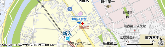 福岡県直方市下新入604周辺の地図