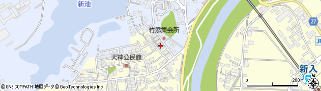 福岡県直方市下新入1265周辺の地図
