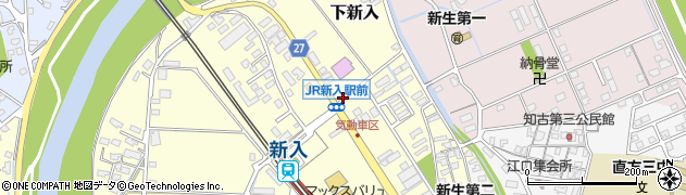 福岡県直方市下新入612周辺の地図