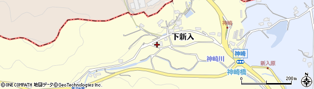 福岡県直方市下新入1882周辺の地図