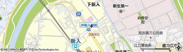 福岡県直方市下新入669周辺の地図