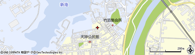 福岡県直方市下新入1316周辺の地図
