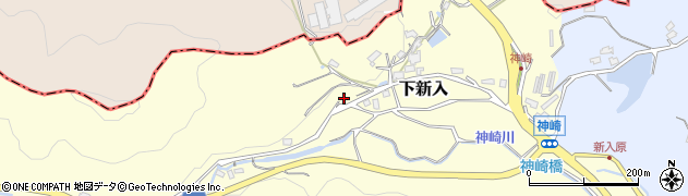 福岡県直方市下新入1883周辺の地図