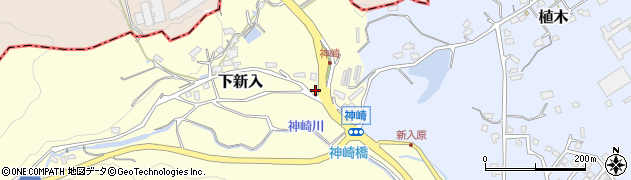 福岡県直方市下新入1837周辺の地図