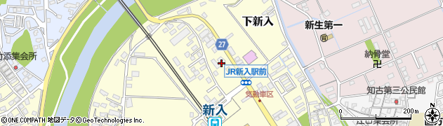 福岡県直方市下新入621周辺の地図
