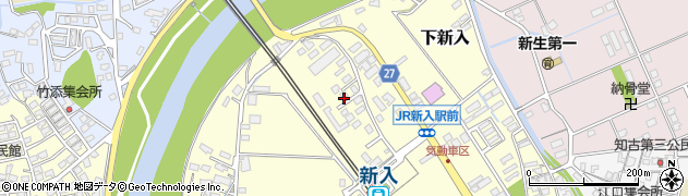 福岡県直方市下新入633周辺の地図