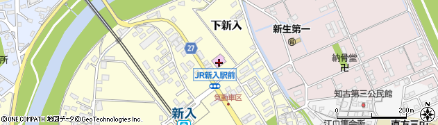 福岡県直方市下新入670周辺の地図