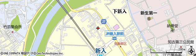 福岡県直方市下新入623周辺の地図
