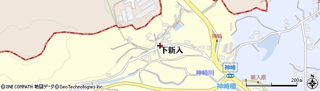 福岡県直方市下新入1860周辺の地図