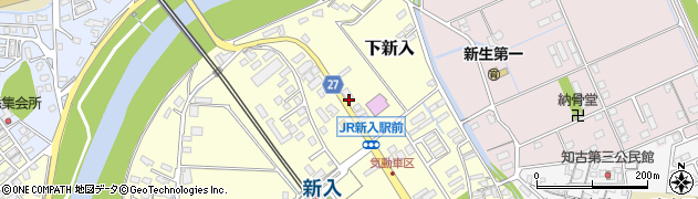 福岡県直方市下新入621-2周辺の地図