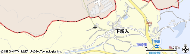 福岡県直方市下新入1888周辺の地図