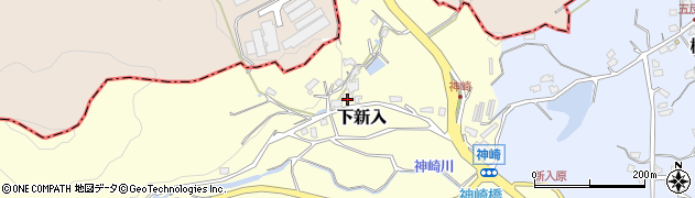 福岡県直方市下新入1859周辺の地図