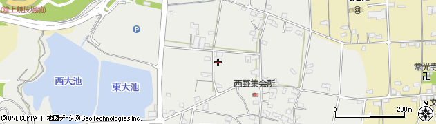 愛媛県松山市西野町周辺の地図