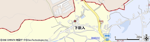 福岡県直方市下新入1865周辺の地図