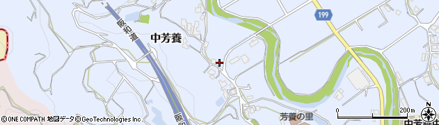和歌山県田辺市中芳養1520周辺の地図