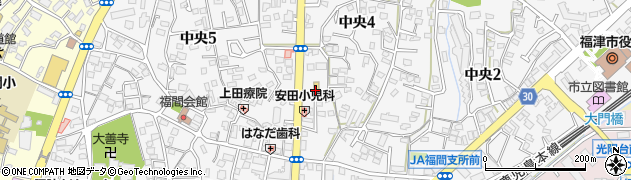 セブンイレブン福津大和町店周辺の地図