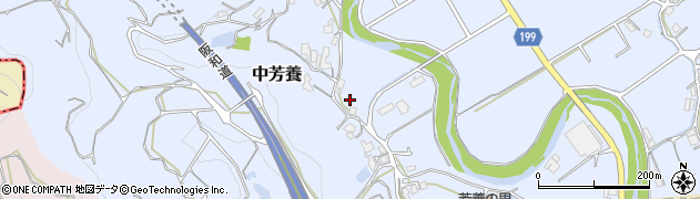 和歌山県田辺市中芳養1491周辺の地図