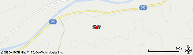 徳島県美波町（海部郡）赤松（影野）周辺の地図