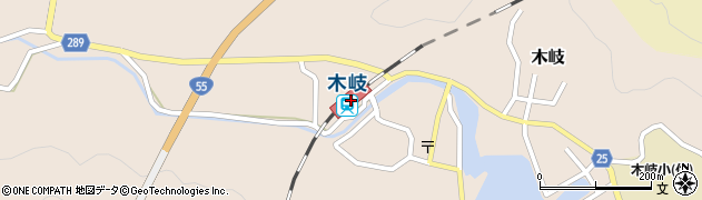 木岐駅周辺の地図