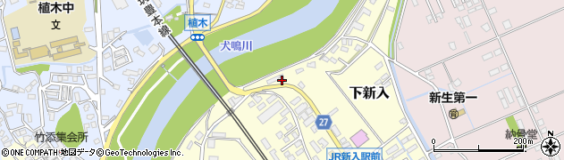 福岡県直方市下新入630周辺の地図