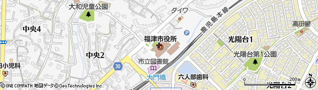 パンジー１００円クリーニング　福間駅前店周辺の地図