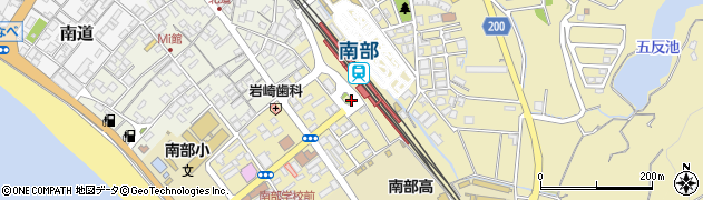 南部駅周辺の地図