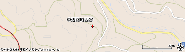 和歌山県田辺市中辺路町西谷403周辺の地図