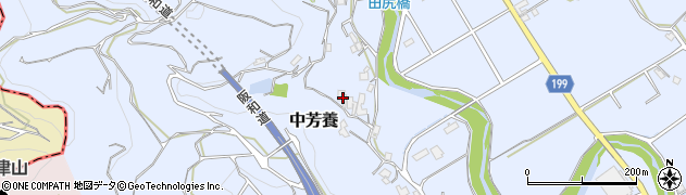 和歌山県田辺市中芳養1475周辺の地図